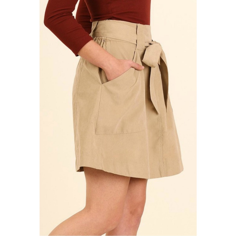 Ribbon Tie A-Lie Skirt {Umgee USA} - Picture 4 of 5